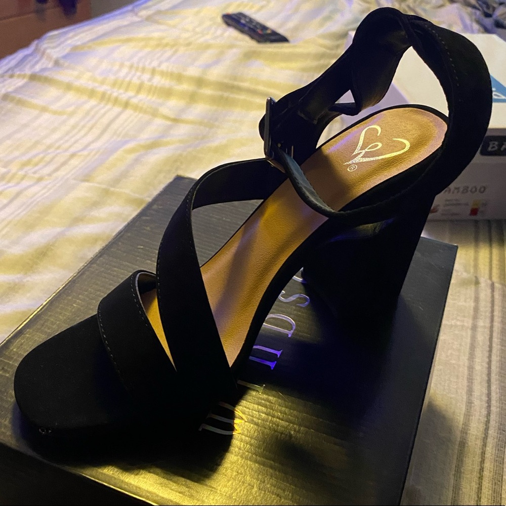 Black heels